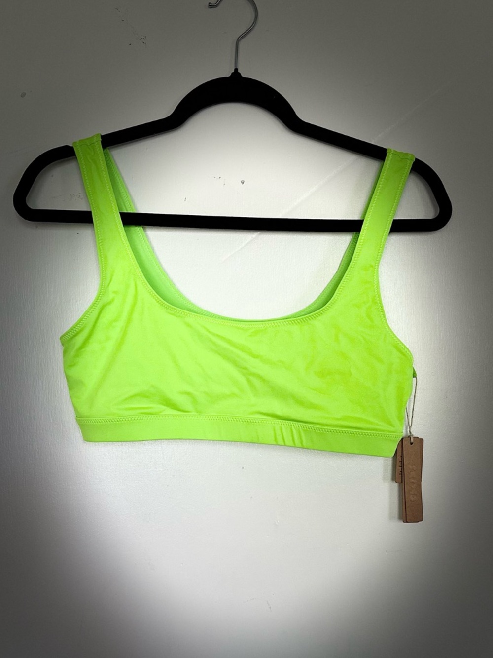 Skim Swim Neon Lime Scoop Bikini Too